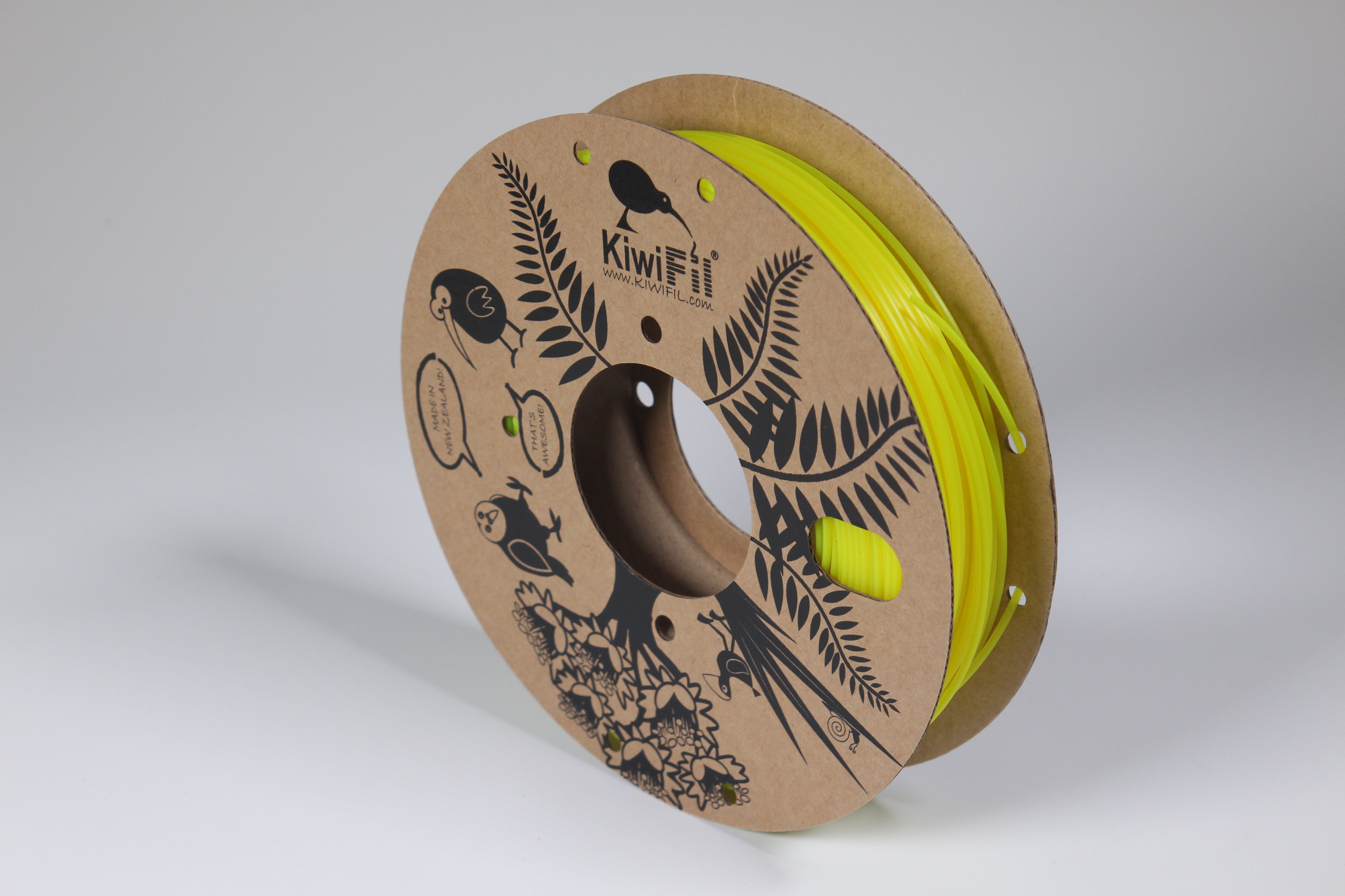 KiwiFil PLA Pro 1.75mm Fluorescent Yellow 250g