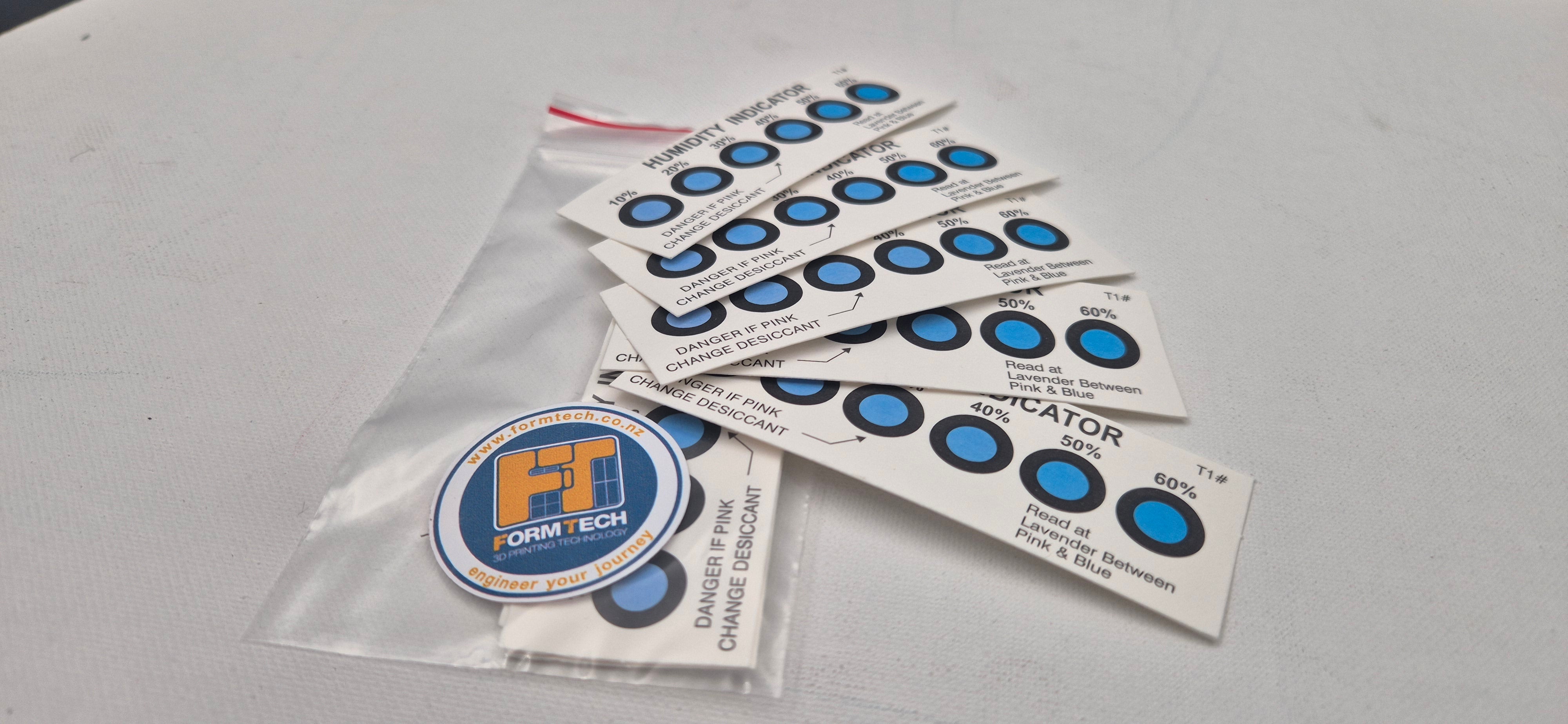 Humidity Indicator Card 5 pack