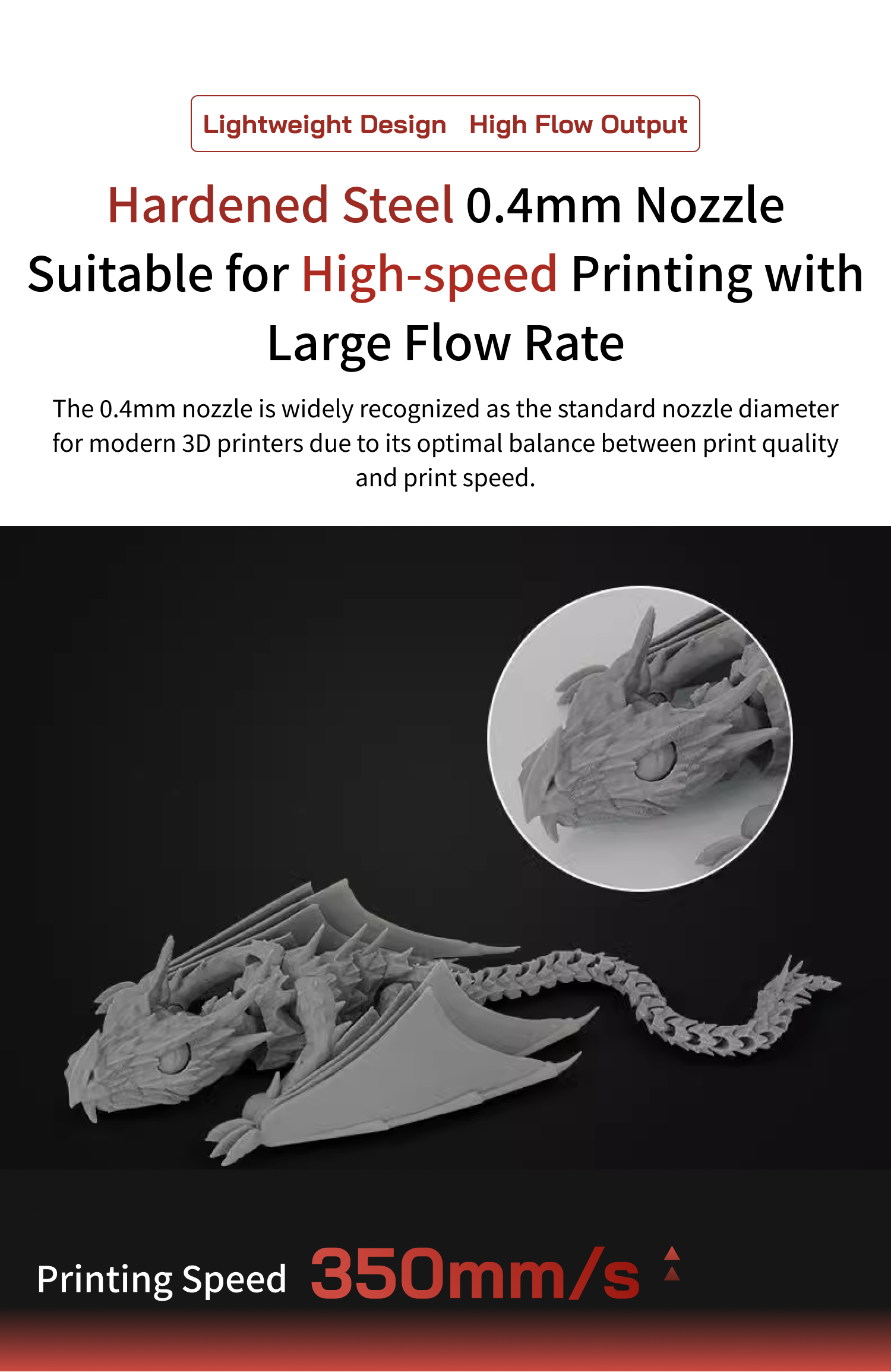 NEW Formtech Carbon HD2, A1/A1 Mini Hardened Steel hot end