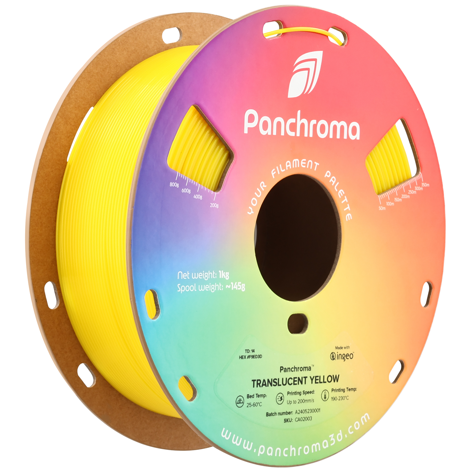 Panchroma™ Translucent 1kg - Translucent Yellow