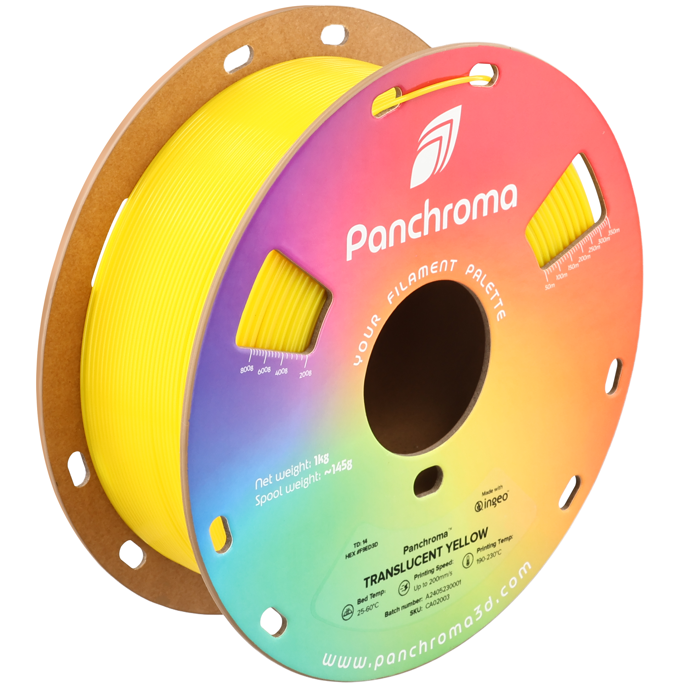 Panchroma™ Translucent 1kg - Translucent Yellow