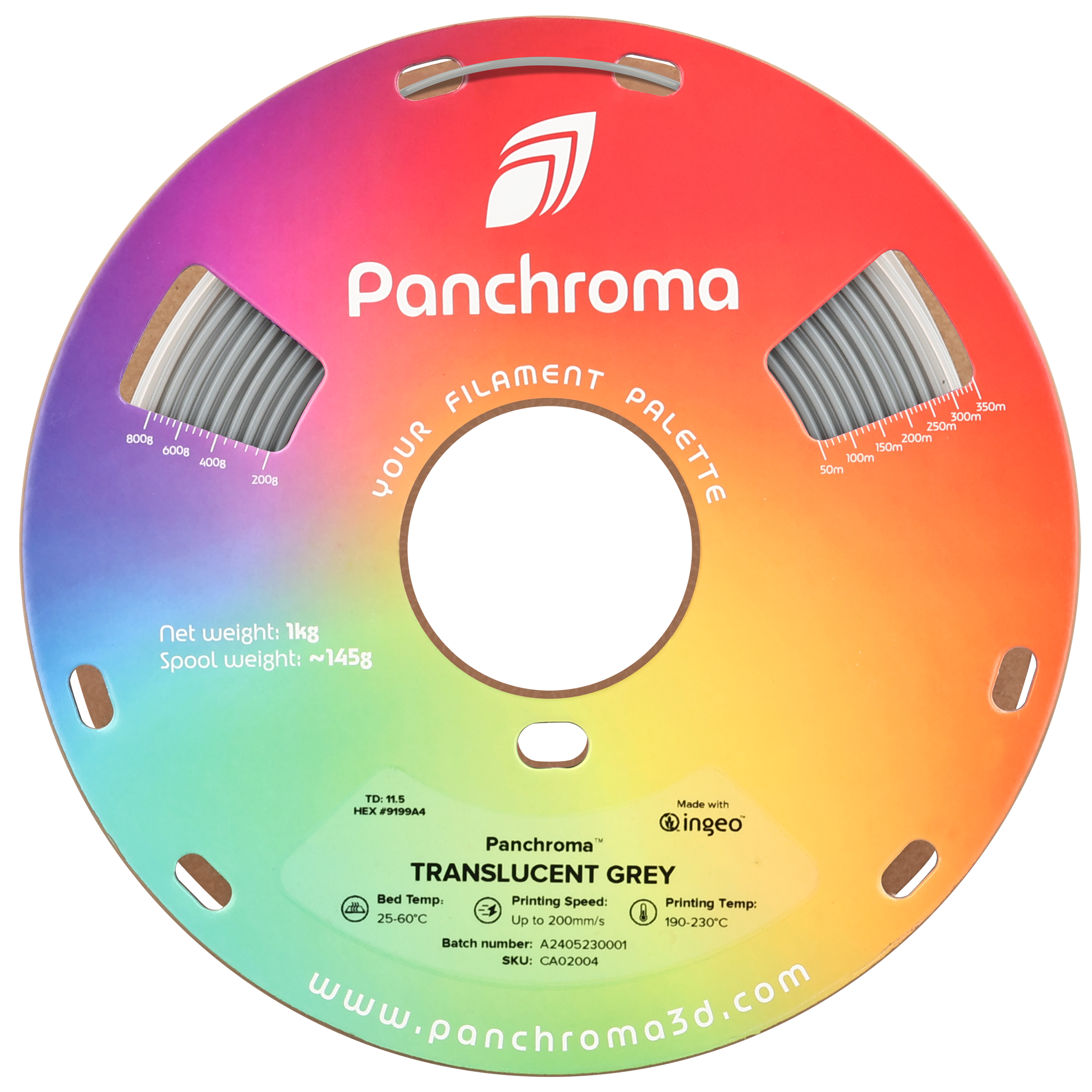 Panchroma™ Translucent 1kg - Translucent Grey