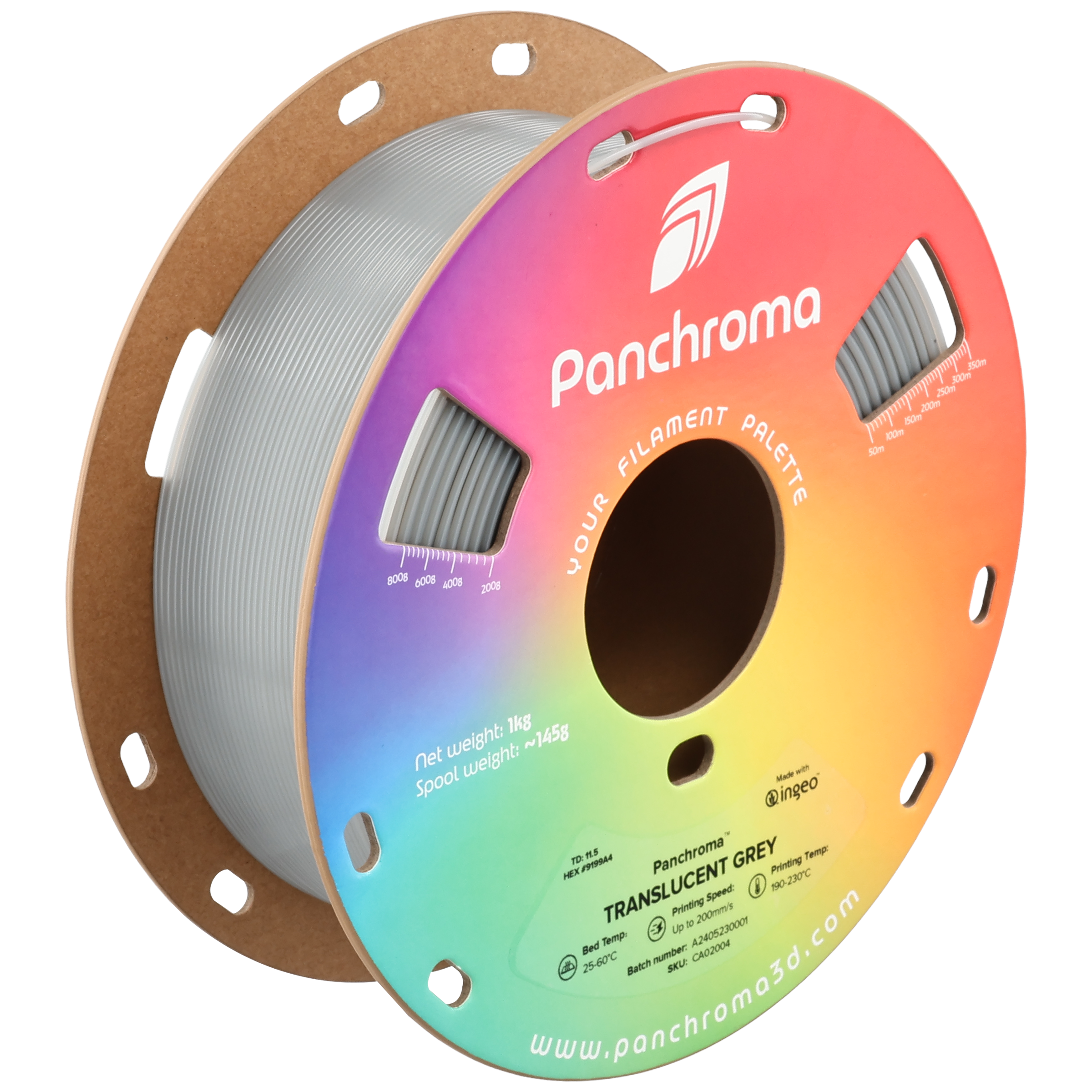 Panchroma™ Translucent 1kg - Translucent Grey