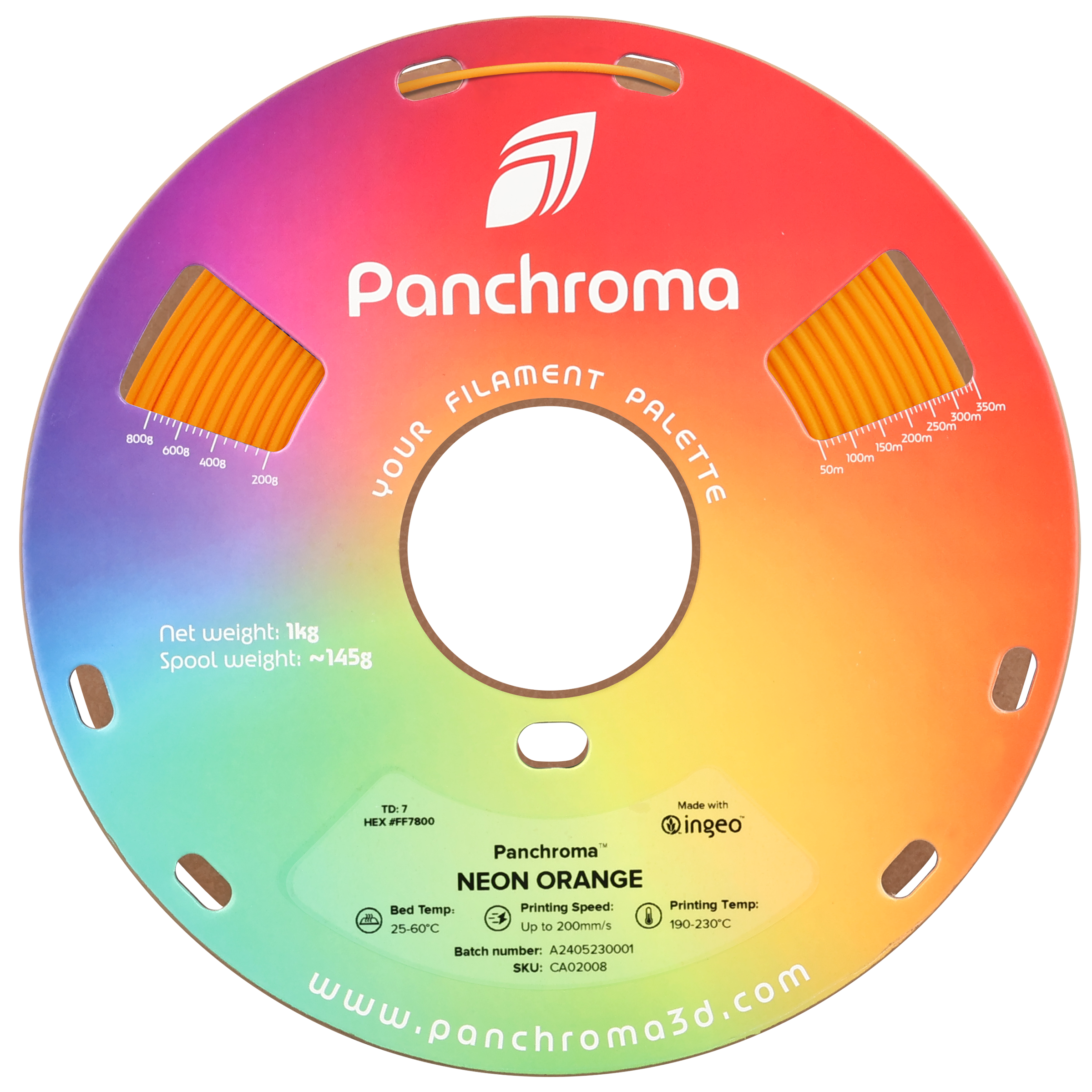 Panchroma™ Neon 1kg - Neon Orange