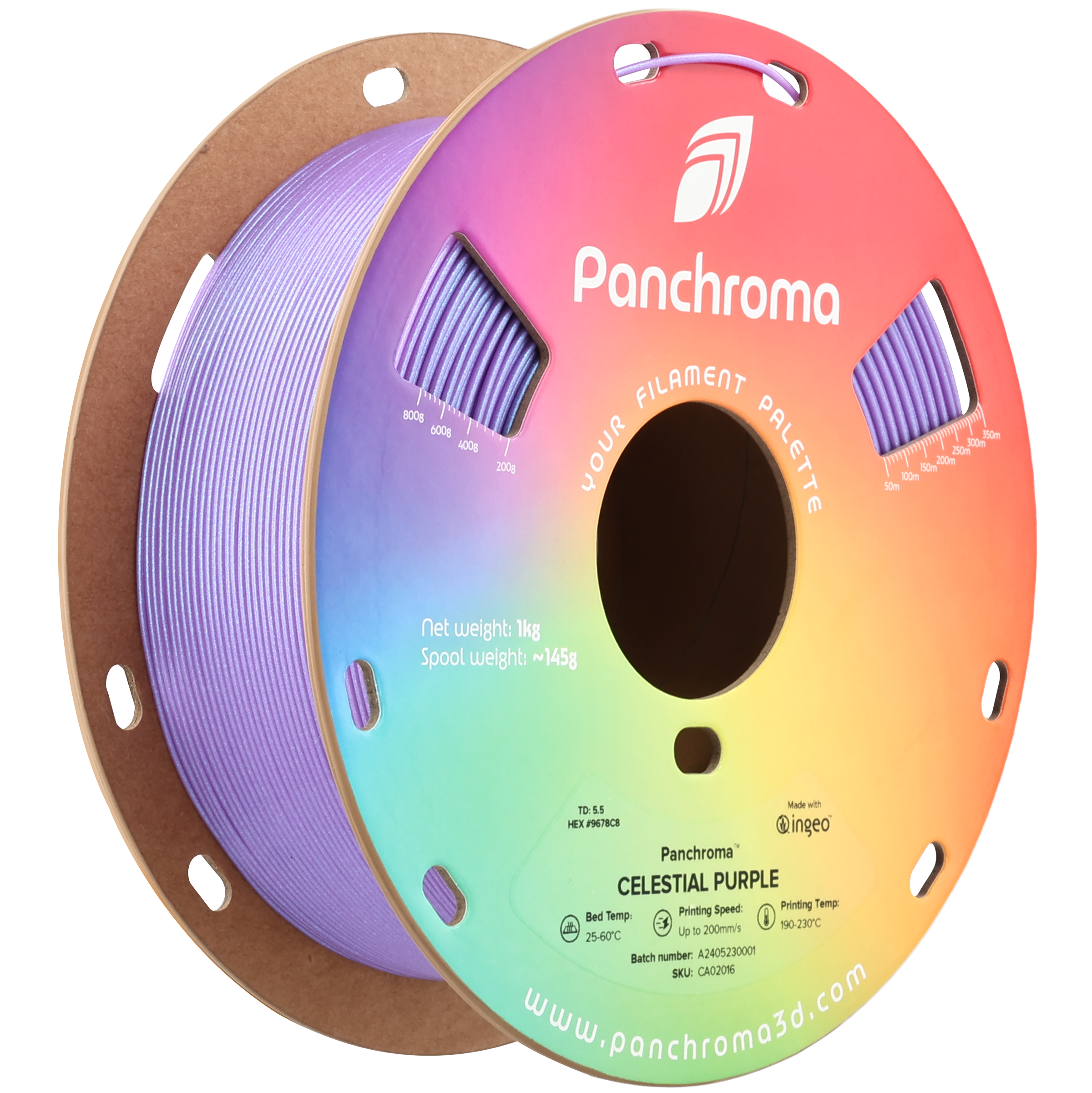 Panchroma Celestial 1kg - Celestial Purple Filament - view 5