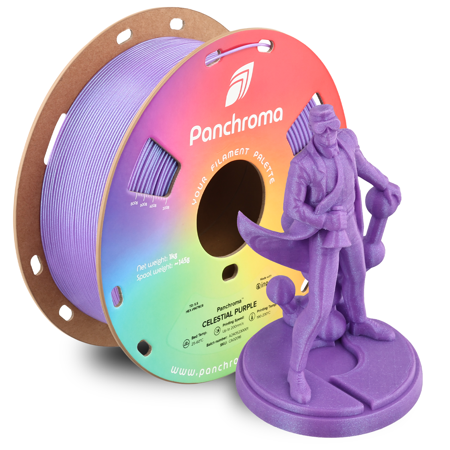 Panchroma Celestial 1kg - Celestial Purple Filament - view 3