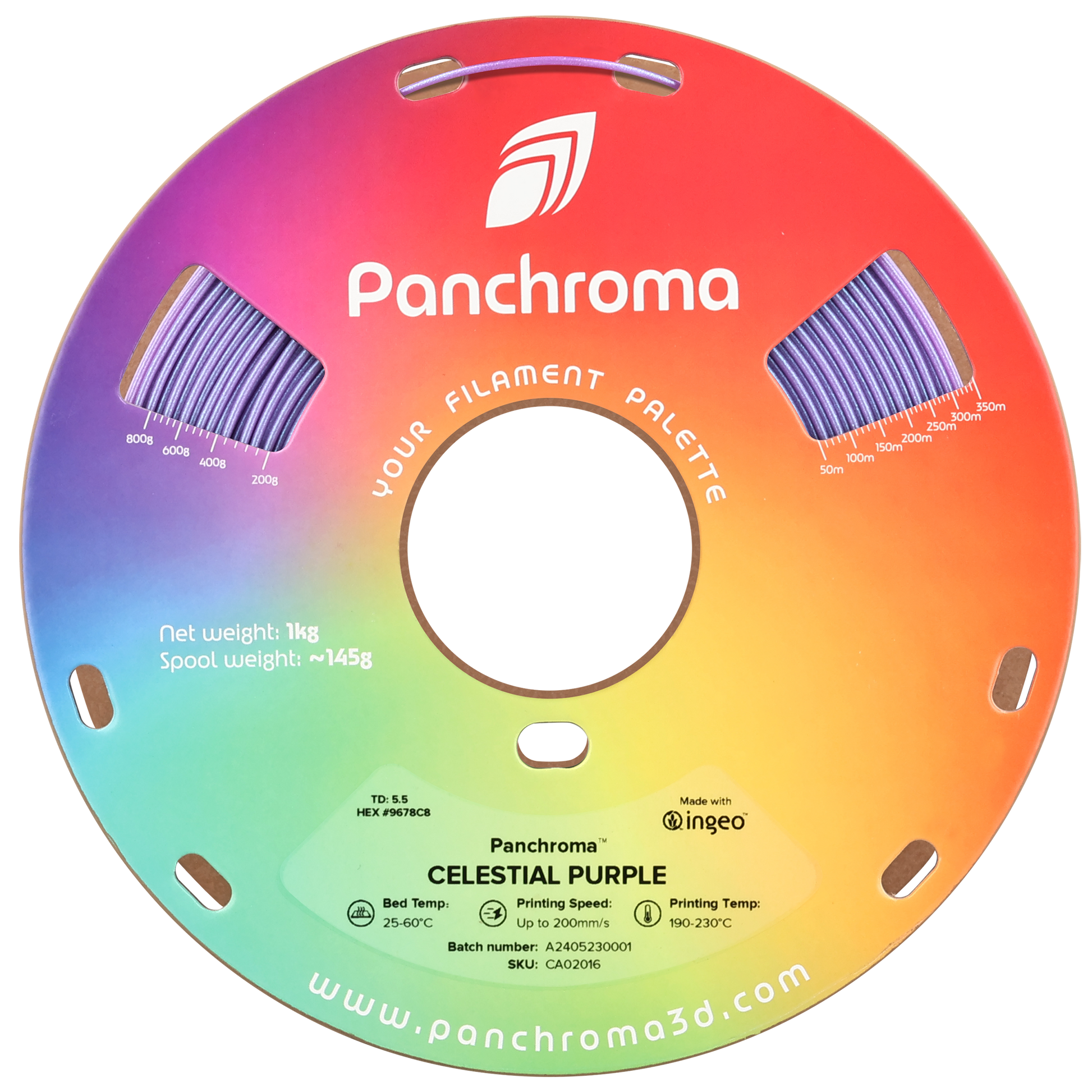 Panchroma Celestial 1kg - Celestial Purple Filament - view 6
