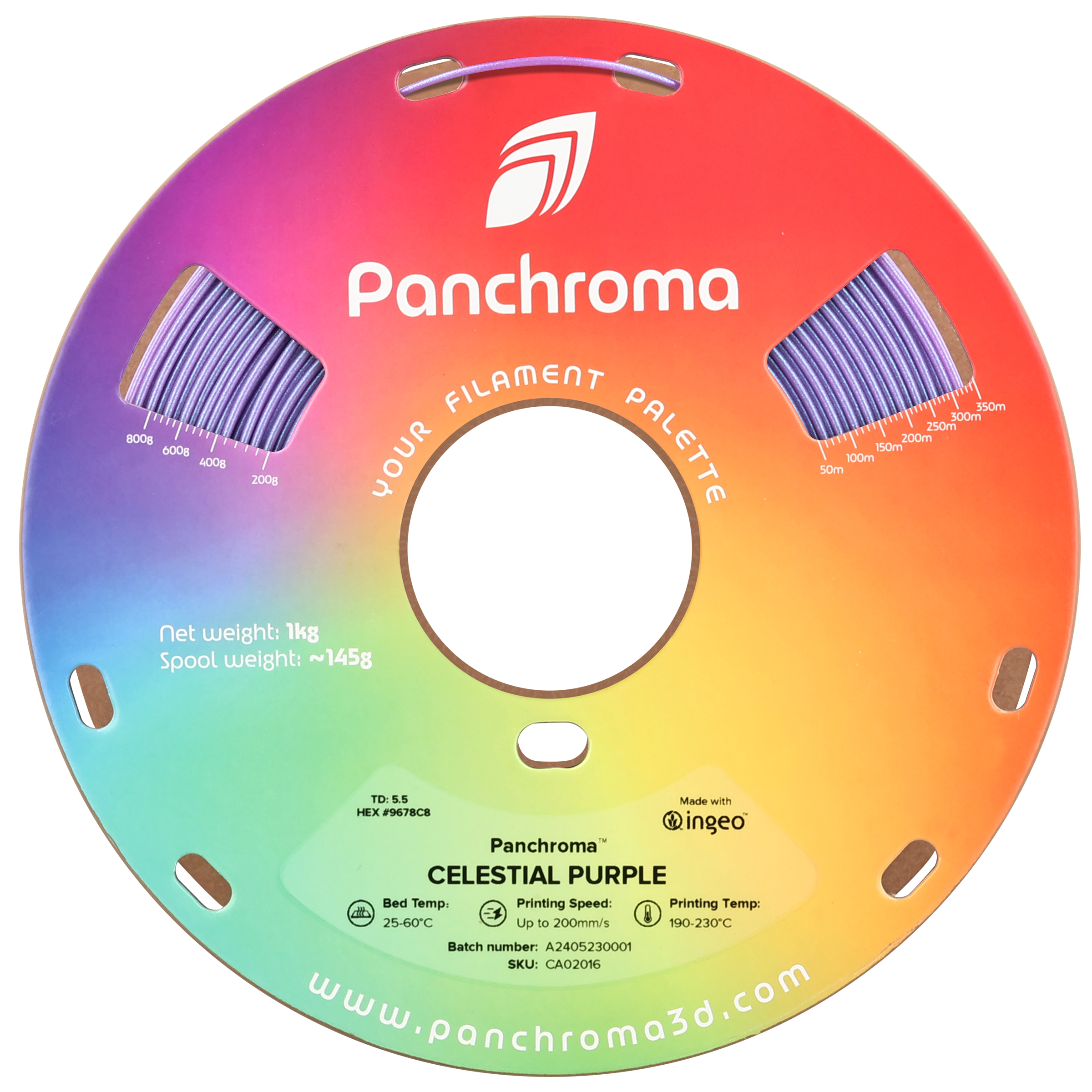 Panchroma Celestial 1kg - Celestial Purple Filament - view 6