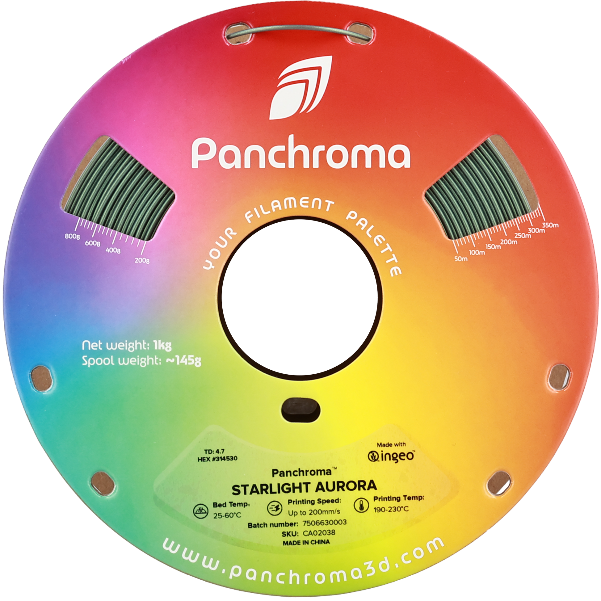 Panchroma Starlight 1kg - Starlight Aurora Filament - view 6