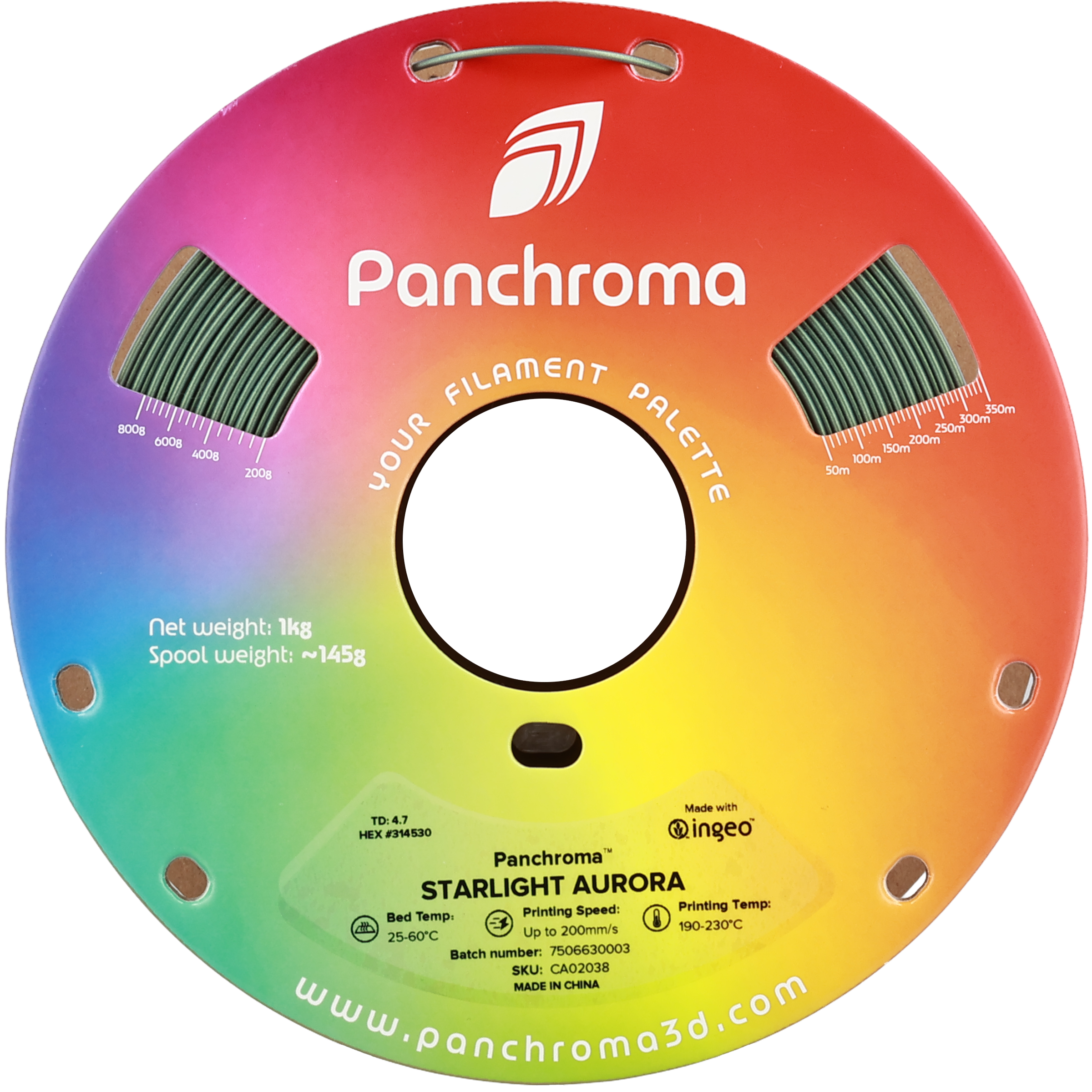 Panchroma Starlight 1kg - Starlight Aurora Filament - view 6