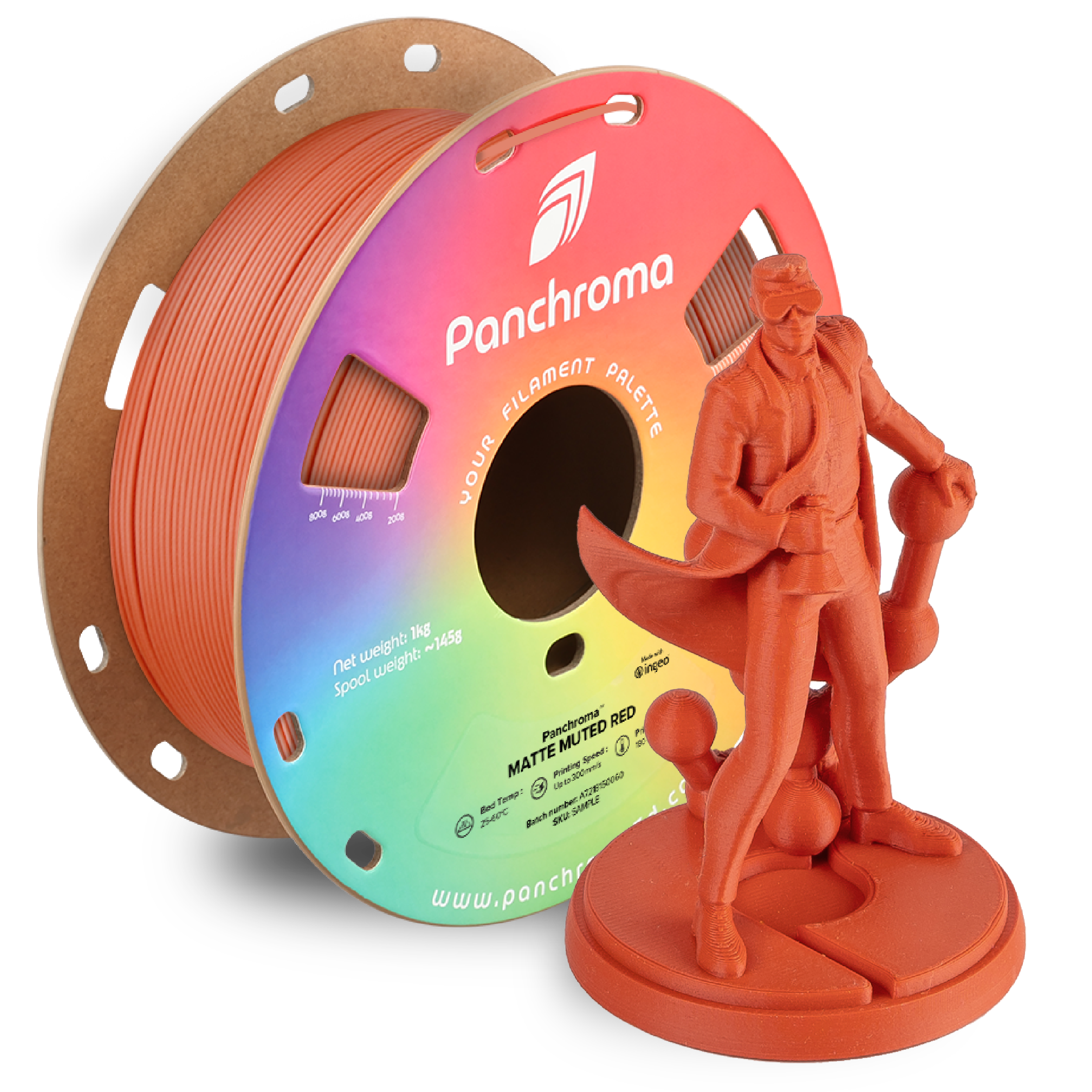 Panchroma™ PLA Matte Muted Red