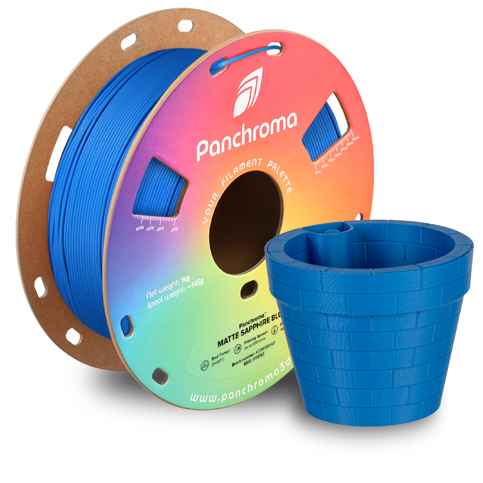 Panchroma™ Matte PLA- Sapphire Blue