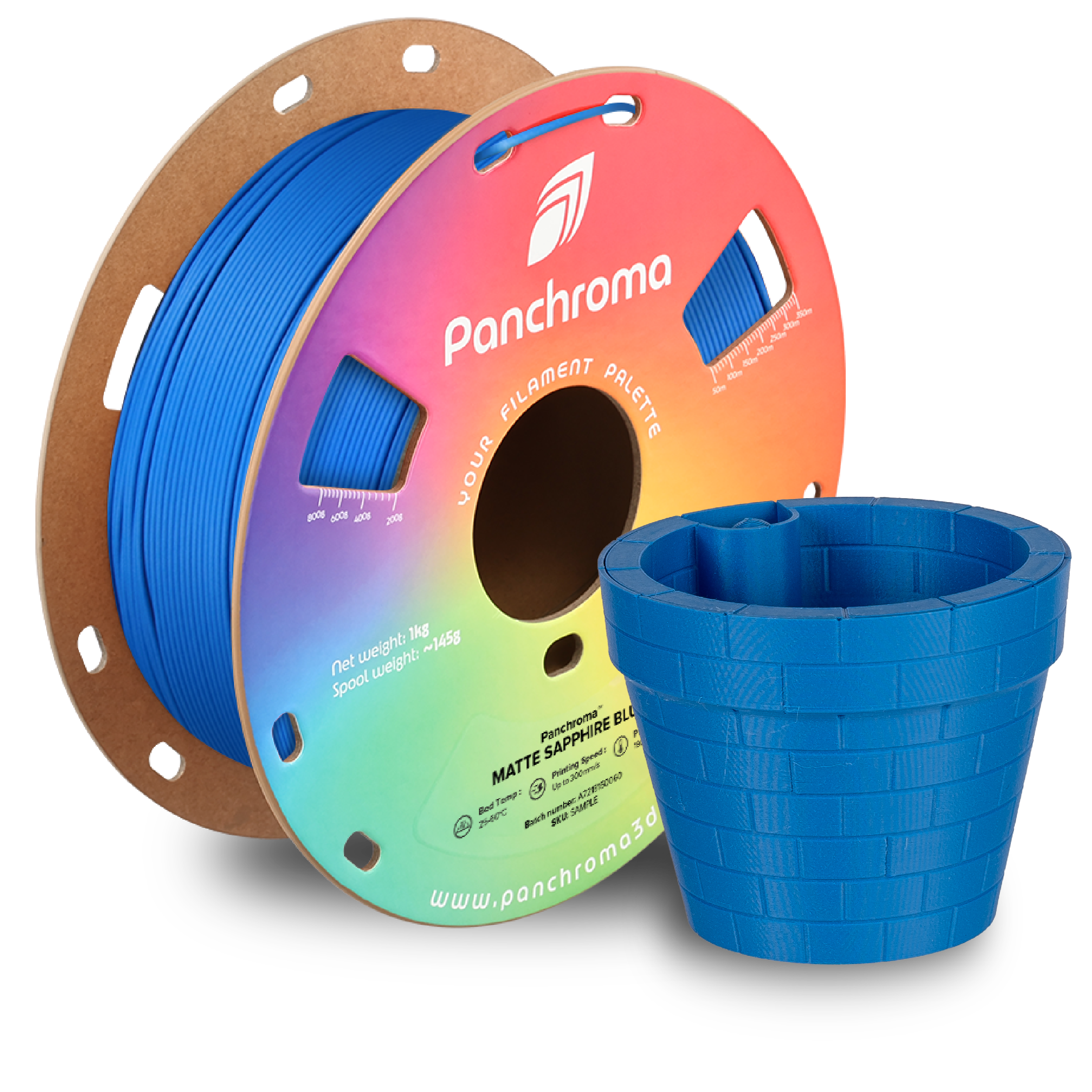 Panchroma™ Matte PLA- Sapphire Blue