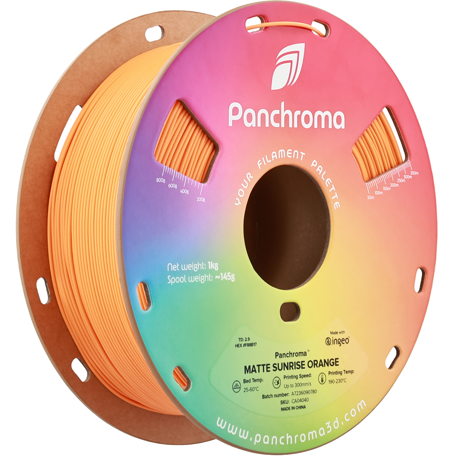 Panchroma™ Matte PLA- Sunrise Orange