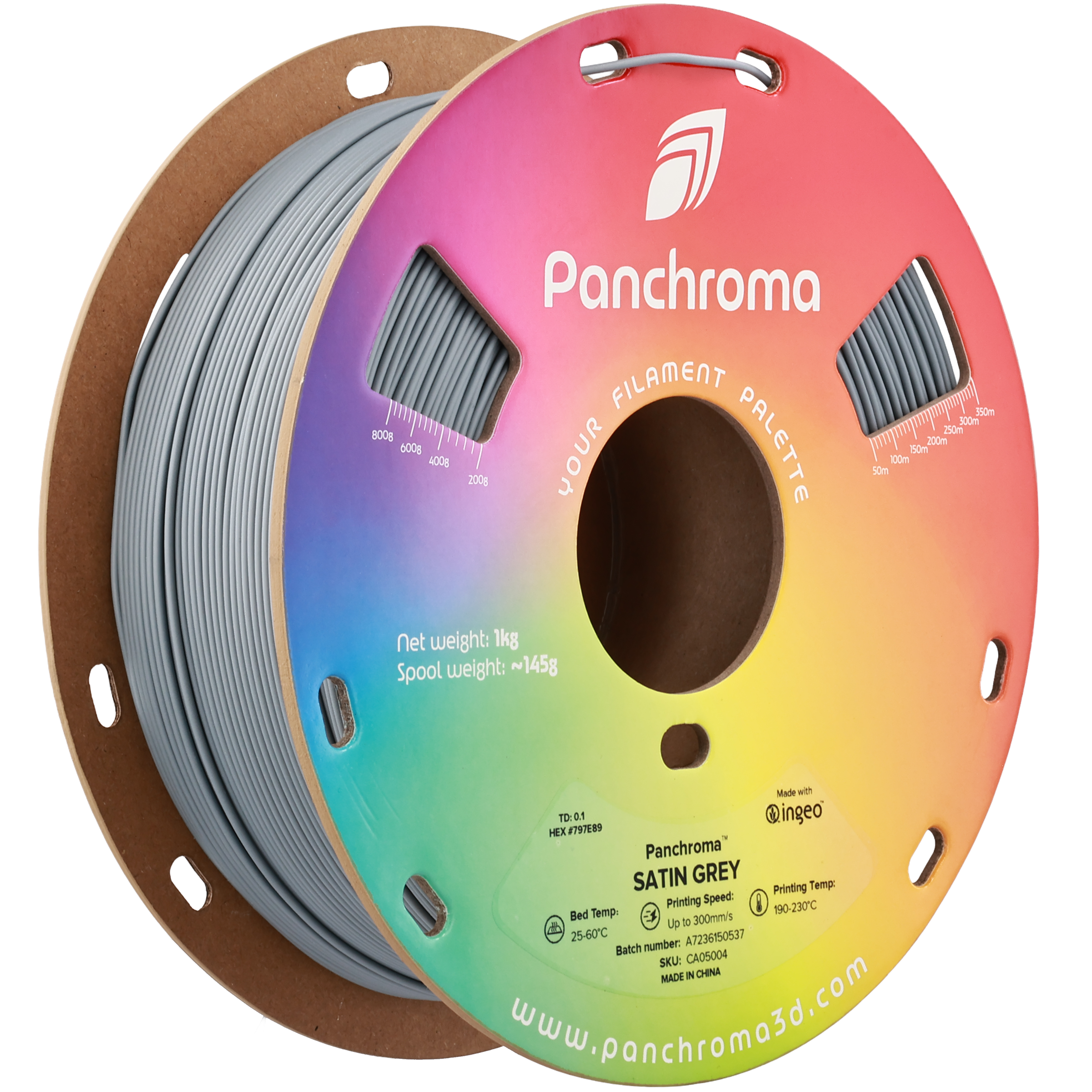 Panchroma™ Satin PLA- Satin Grey