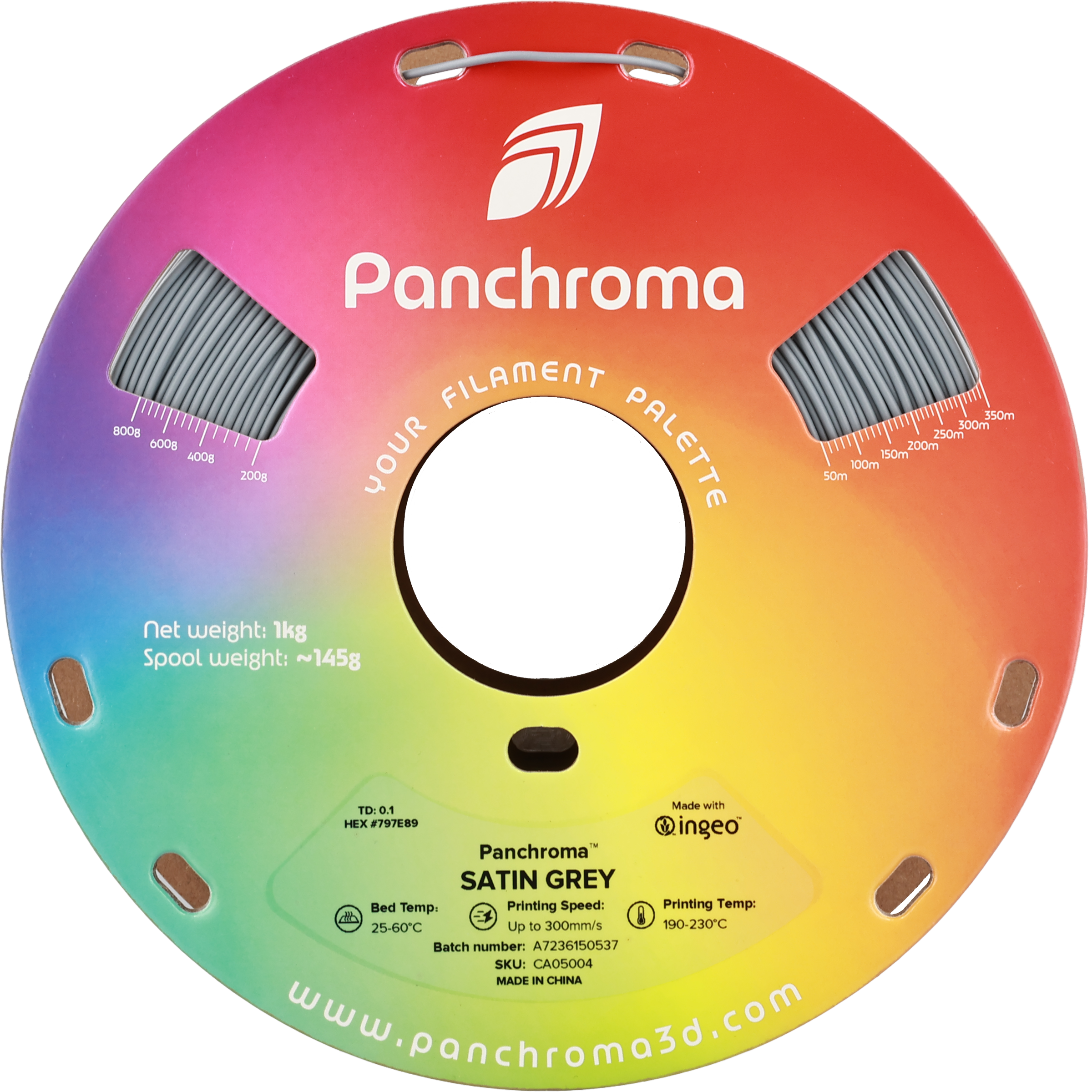 Panchroma™ Satin PLA- Satin Grey