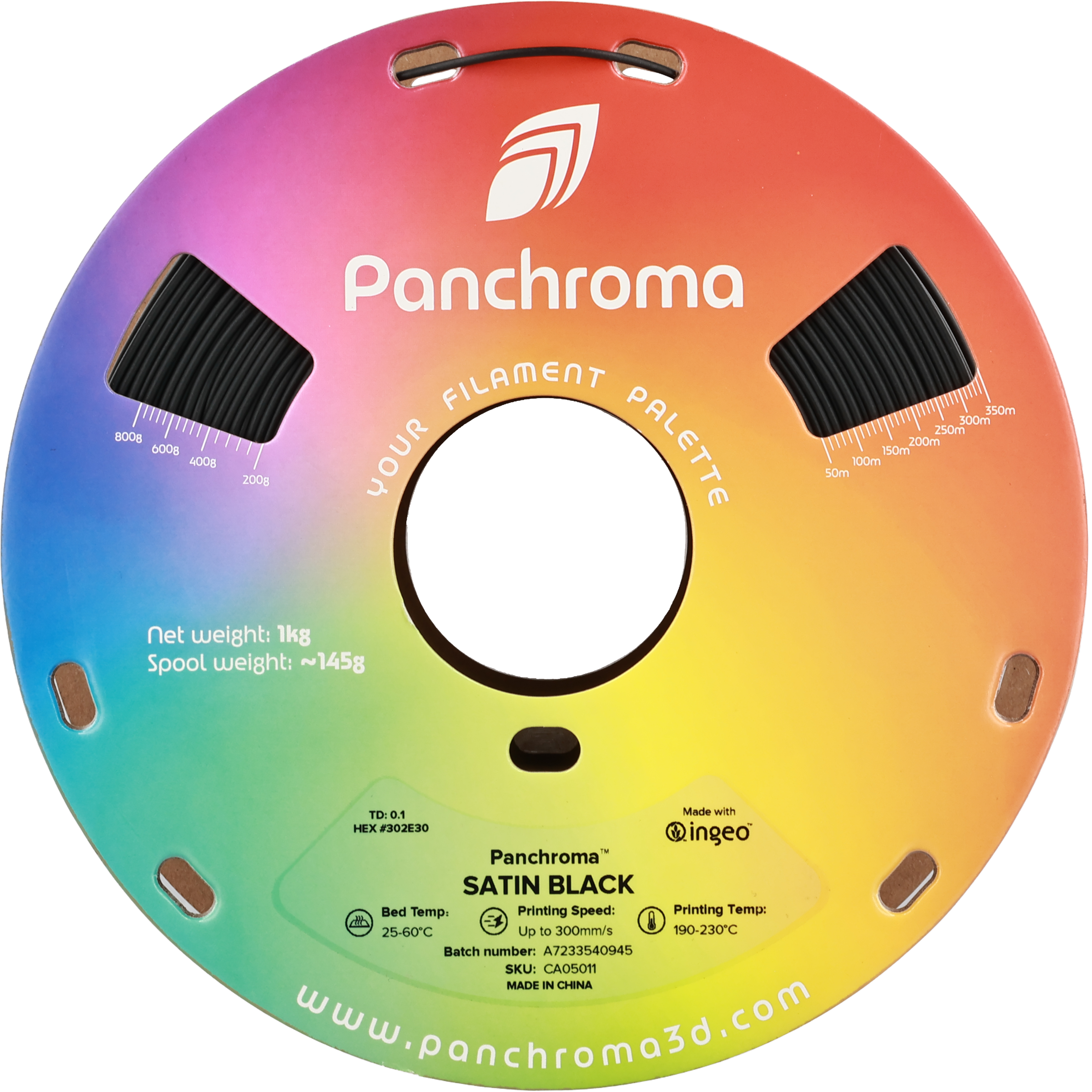 Panchroma™ Satin PLA- Satin Black