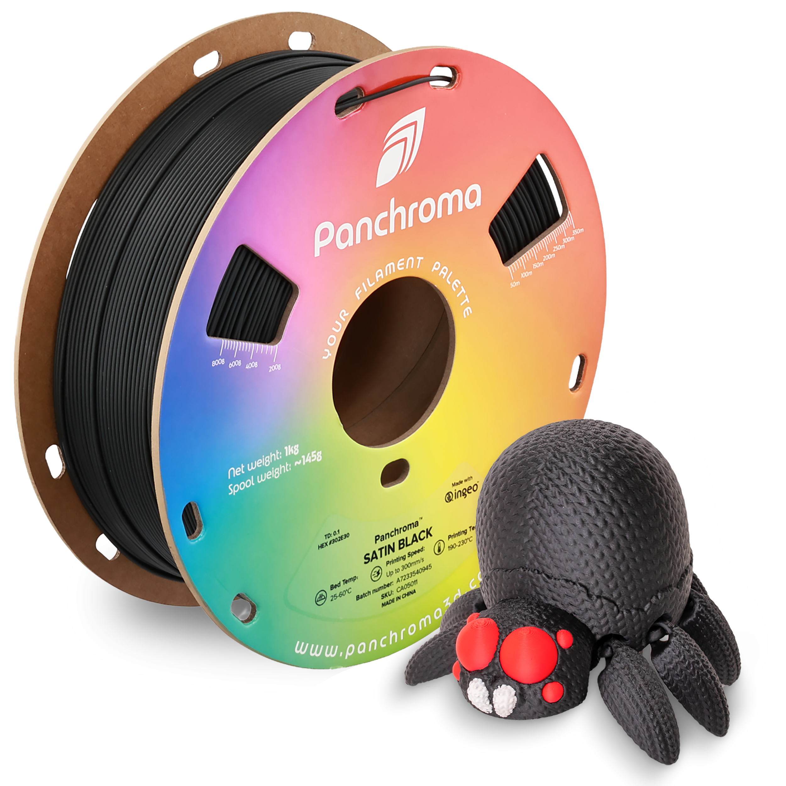 Panchroma™ Satin PLA- Satin Black