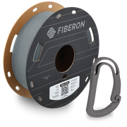 Fiberon PA6-GF25 Nylon Glass Fiber Grey 1.75mm 500g (aka PolyMide) Filament