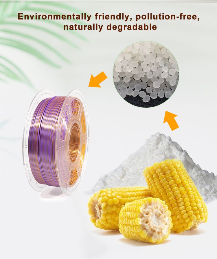 iSANMATE Silk [Gold-Purple-Copper] Pla Tri Colour 1.75mm Filament 1kg roll