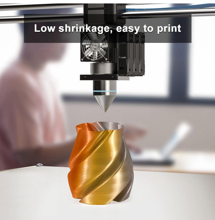 iSANMATE Silk [Gold-Silver-Copper] Pla Tri Colour 1.75mm Filament 1kg roll