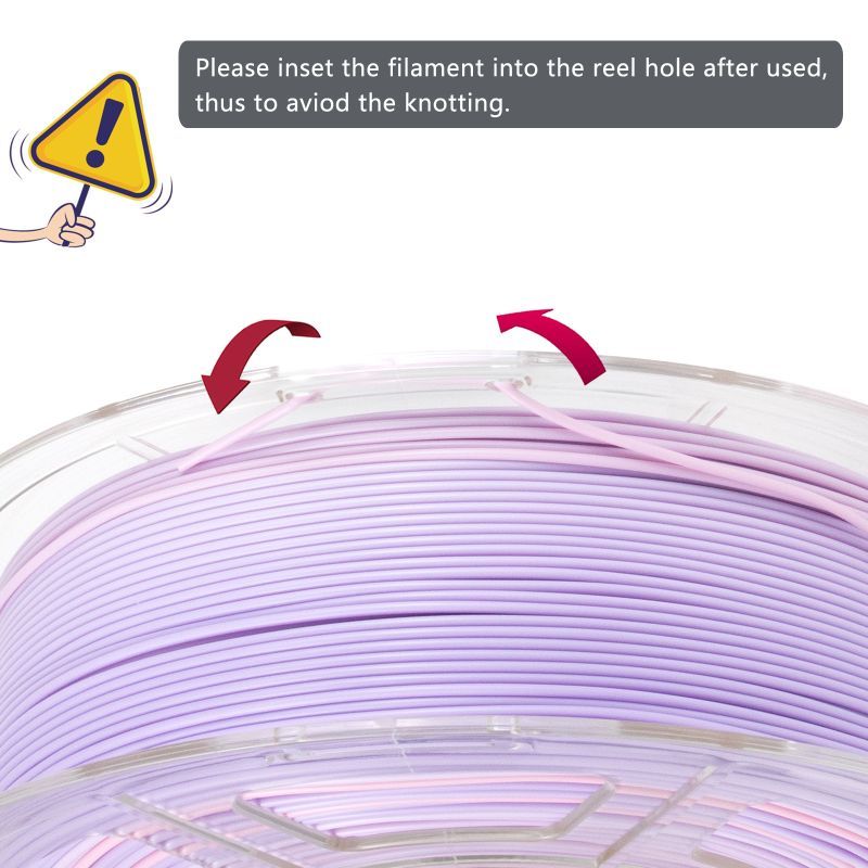 iSANMATE PLA+ [Ice Cream] Matte GRADIENT 1.75mm Filament 1kg roll