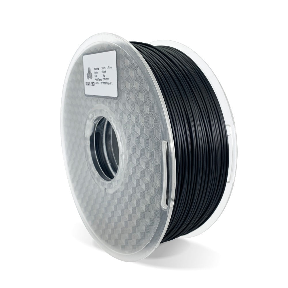 Formtech (Kiwi3d) Black HIPS 3D Printer Filament  1.75mm 1kg Roll
