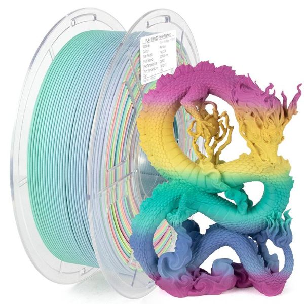 iSANMATE PLA+ HIGH SPEED MATTE RAINBOW COLOR 02 - 1.75mm Filament