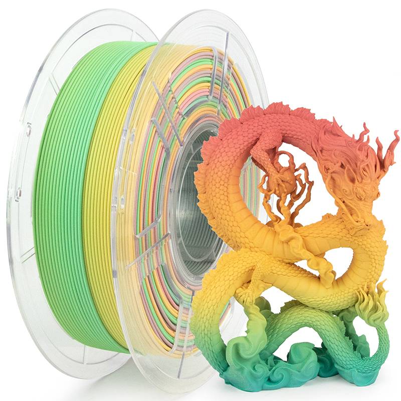 iSANMATE PLA+ HIGH SPEED MATTE RAINBOW 03 [Eternal Ember] 1.75mm Filament 1kg roll