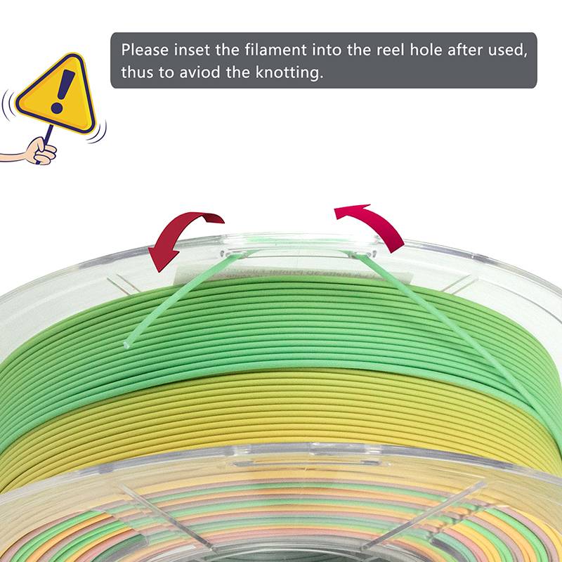 iSANMATE PLA+ HIGH SPEED MATTE RAINBOW 03 [Eternal Ember] 1.75mm Filament 1kg roll