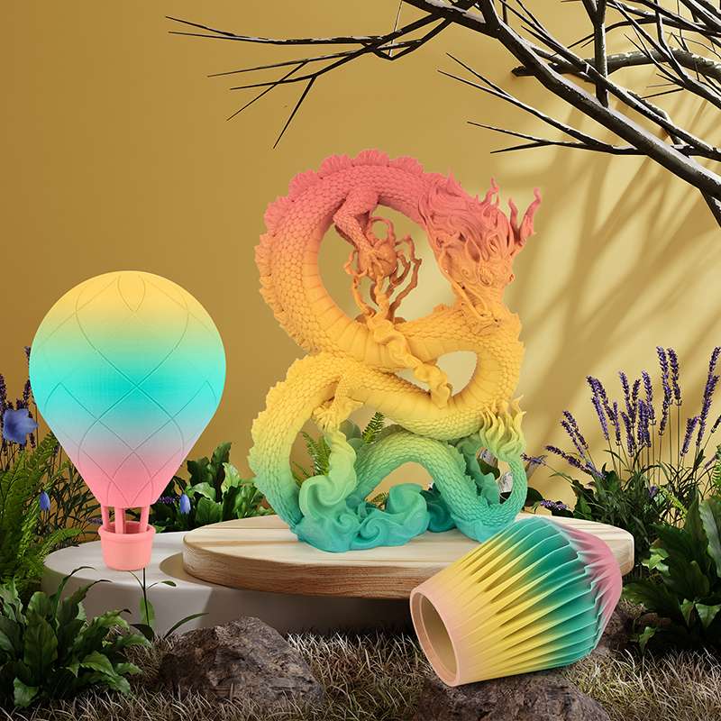 iSANMATE PLA+ HIGH SPEED MATTE RAINBOW 03 [Eternal Ember] 1.75mm Filament 1kg roll