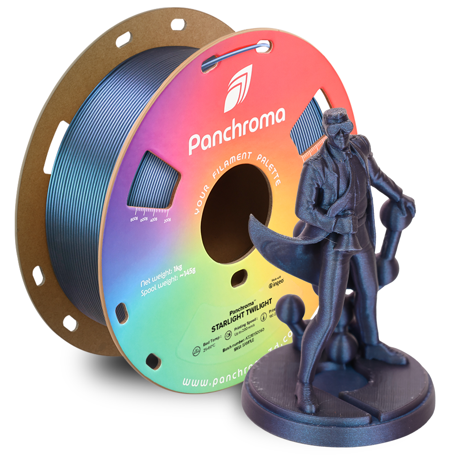 Panchroma Starlight 1kg - Starlight Twilight Filament - view 3