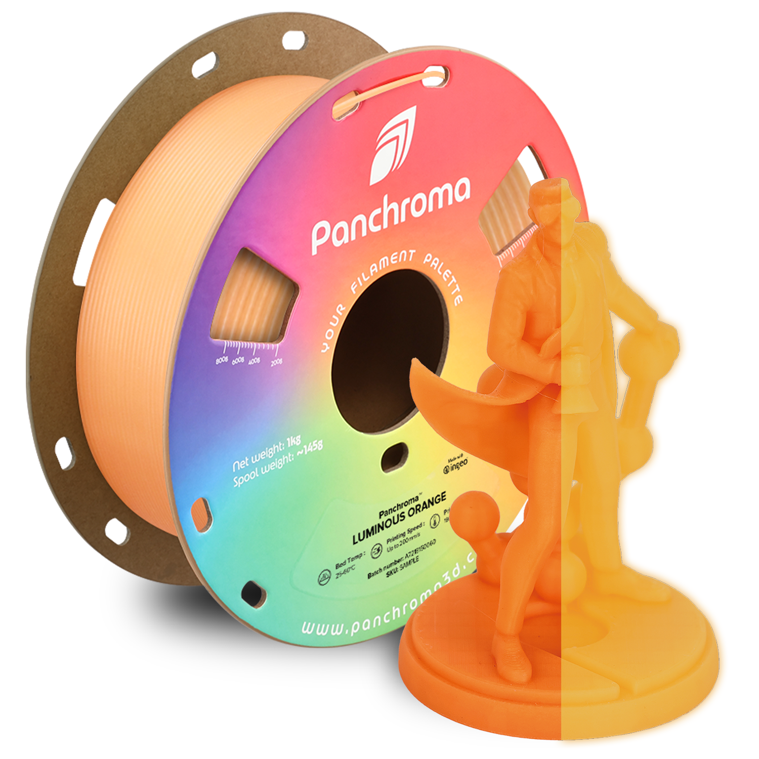 Panchroma™ Luminous 1kg - Luminous Orange