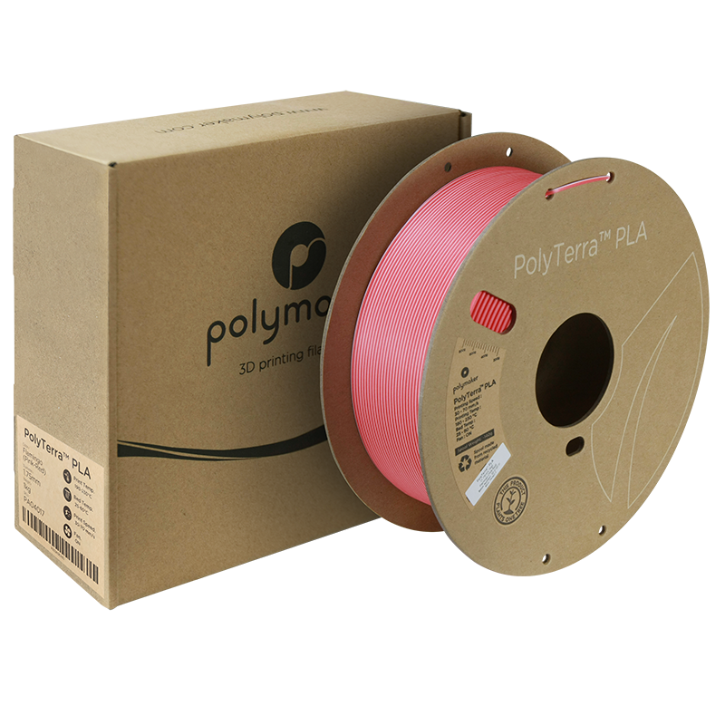 PolyTerra PLA Dual 1kg- Flamingo (Pink-Red) Filament - view 6