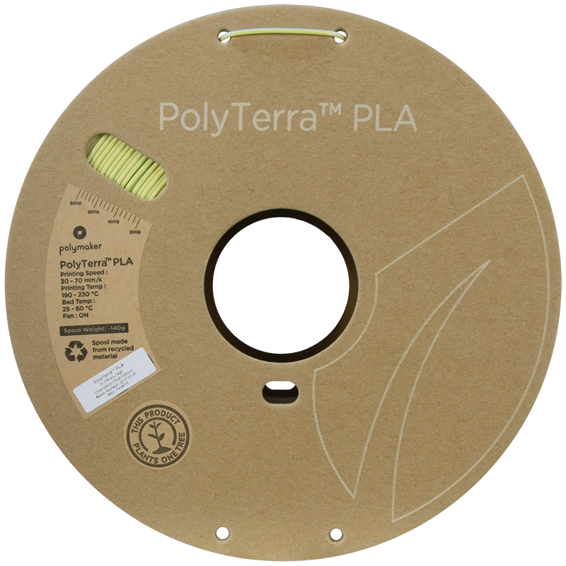 PolyTerra PLA Dual 1kg- Chameleon (Teal-Yellow) Filament - view 5