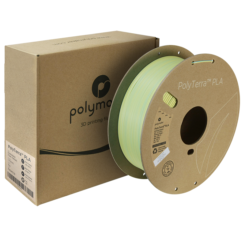 PolyTerra PLA Dual 1kg- Chameleon (Teal-Yellow) Filament - view 6
