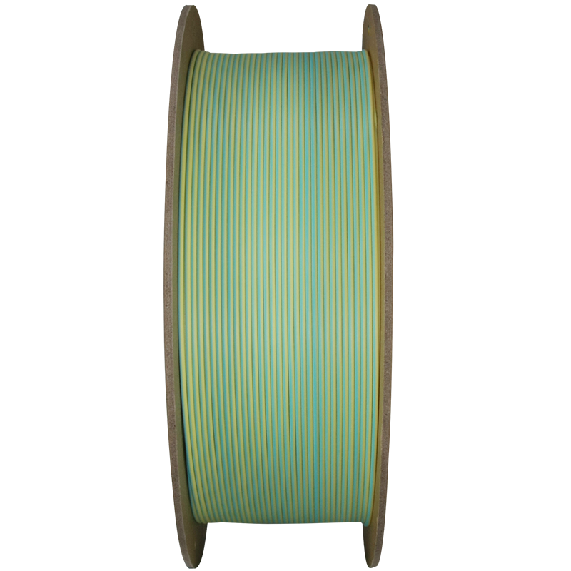 PolyTerra PLA Dual 1kg- Chameleon (Teal-Yellow) Filament - view 3