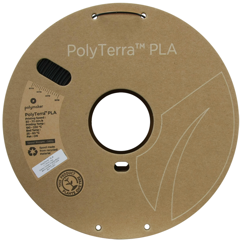PolyTerra PLA Dual 1kg- Shadow Orange (Orange-Black) Filament - view 5