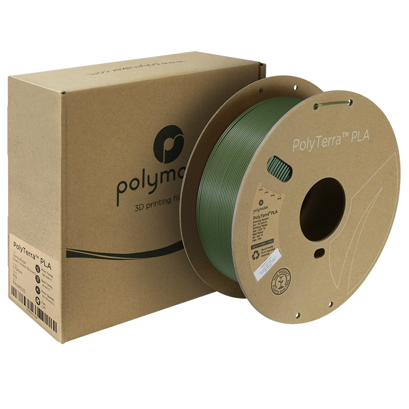 PolyTerra PLA Dual 1kg- Camouflage (Dark Green-Brown) Filament - view 6