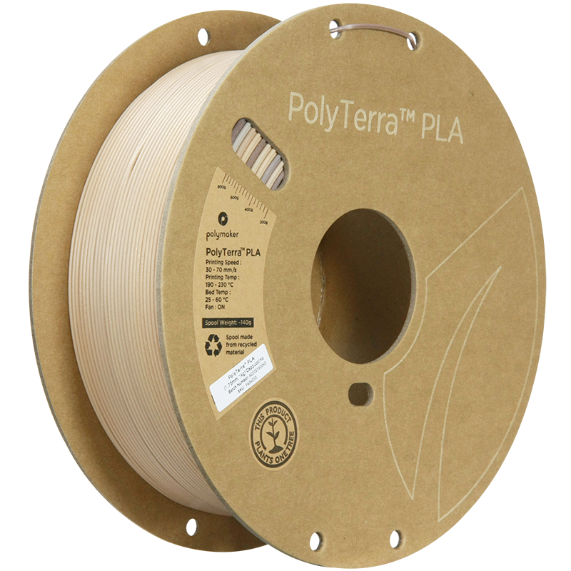 PolyTerra PLA Regular 1kg - Cappuccino