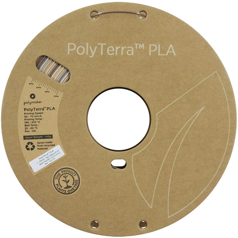 PolyTerra PLA Regular 1kg - Cappuccino