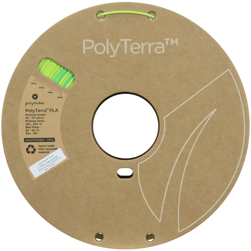 PolyTerra PLA Gradient 1kg- Summer Filament - view 5