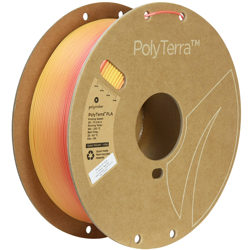 PolyTerra PLA Gradient 1kg- Fall Filament - view 4