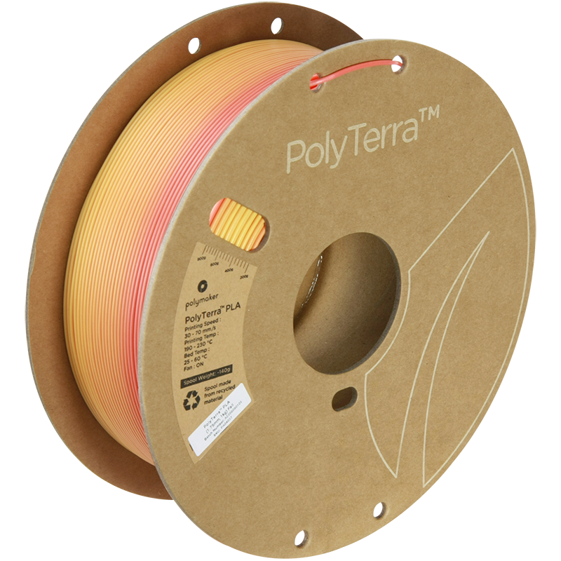PolyTerra PLA Gradient 1kg- Fall Filament