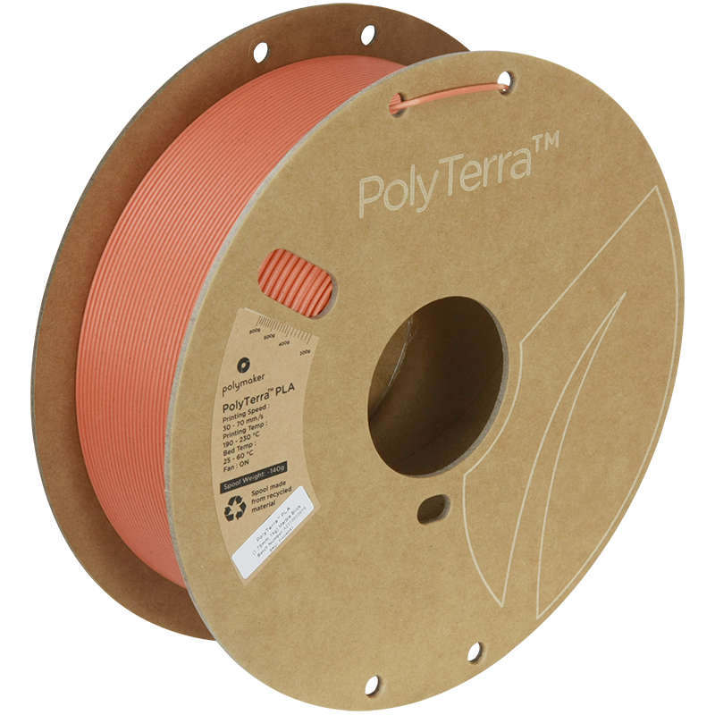 PolyTerra PLA Marble 1kg- Brick Filament