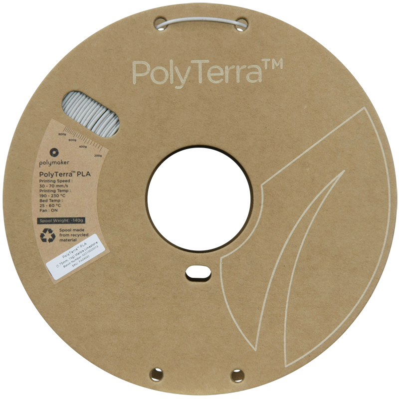 PolyTerra PLA Marble 1kg- Limestone Filament - view 3