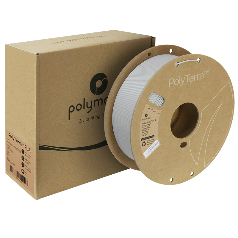 PolyTerra PLA Marble 1kg- Limestone Filament - view 5