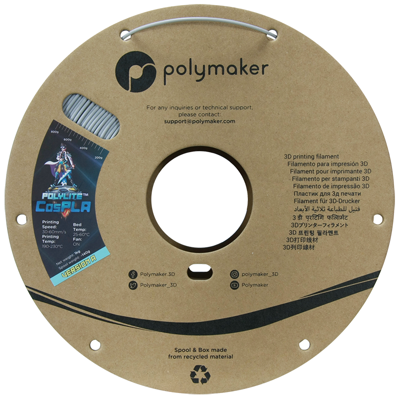 PolyLite CosPLA - Version A 1kg roll Filament - view 4