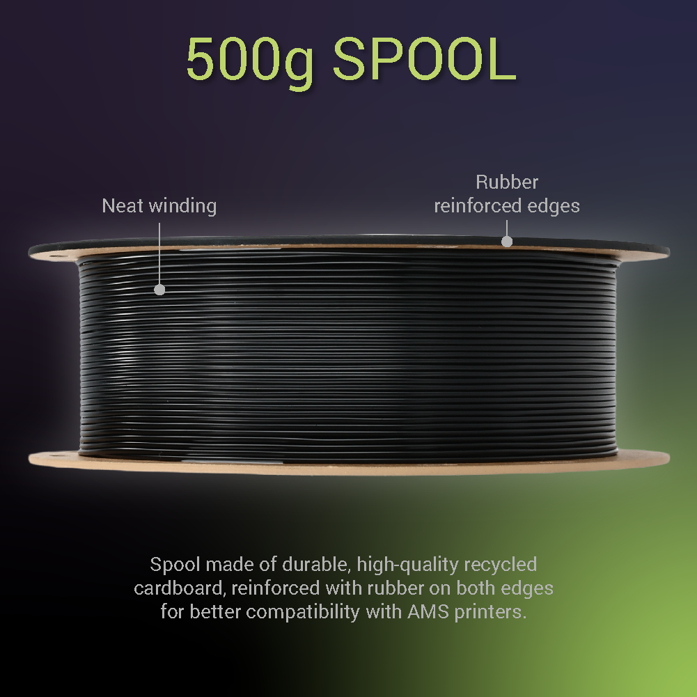 Fiberon™ PETG-ESD Black 500g 1.75mm (Static Dissipative)