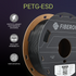 Fiberon™ PETG-ESD Black 500g 1.75mm (Static Dissipative)